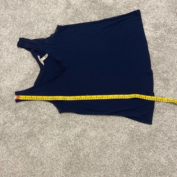 Soma Navy V-Neck Tank Loungewear Top Size Small Super Soft Pre-owned - Picture 7 of 7